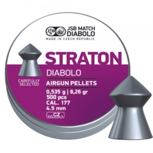 Купить JSB Diabolo Straton Jumbo, 4,5 мм, 0,535 гр, 500 шт  Фото 