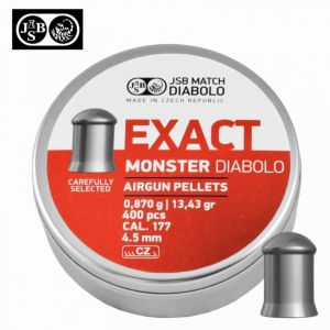JSB Diabolo Exact Monster 4,52 мм 0,87 гр, 400 шт