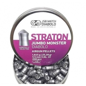Купить JSB Monster Straton, 5,51 мм, 1,645 г, 200 шт  Фото 