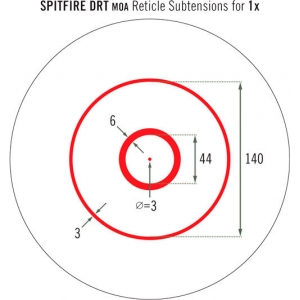 Купить Vortex Spitfire AR-1x марка DRT с подсветкой  Фото 2
